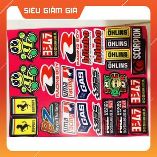 Logo combo dán trang trí xe máy,điện thoại,laptop .....