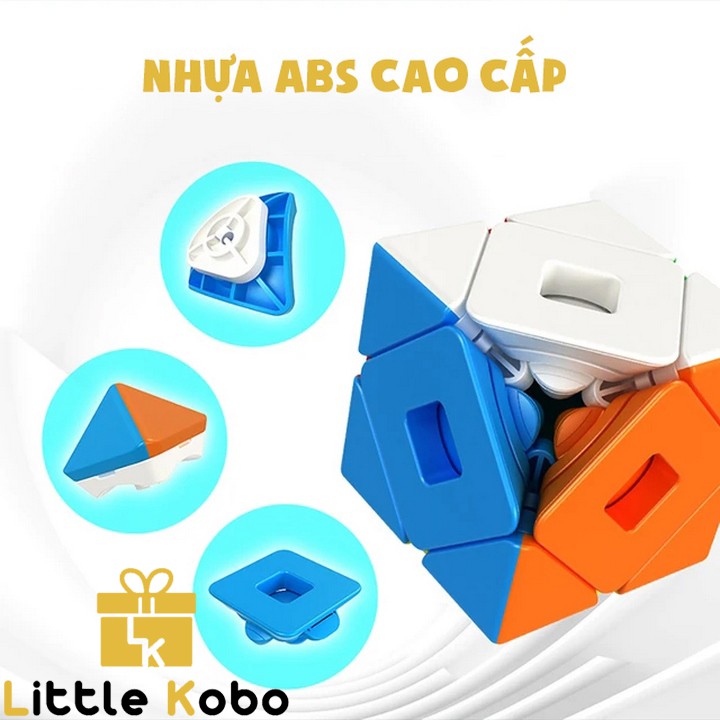 Rubik Biến Thể Moyu MeiLong Double Skewb Stickerless MFJS Rubik Biến Thể Skewb