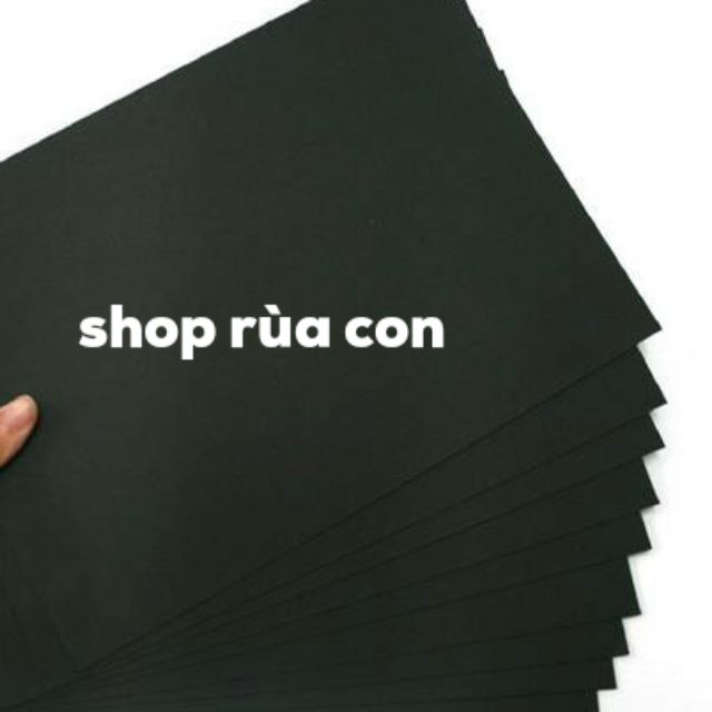 Set 100 bìa cứng màu đen khổ A3