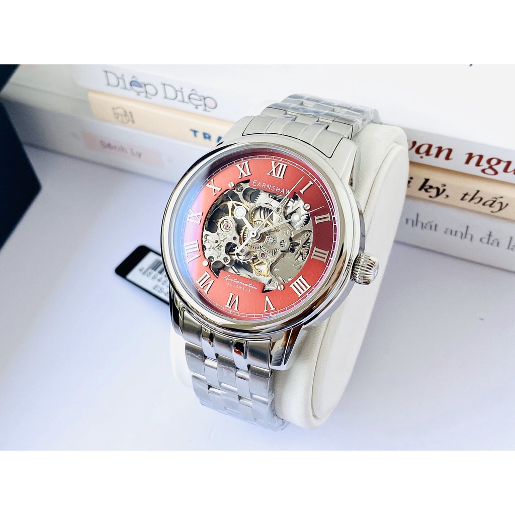 Đồng hồ nam Thomas Earnshaw Men's ES-8233-44 Longcase 42mm _ Red Dial.