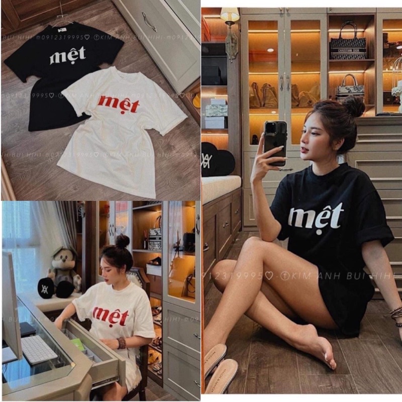 [HÀNG CHUẨN] Áo phông Mệt mới về siêu hot, mặc đôi đẹp