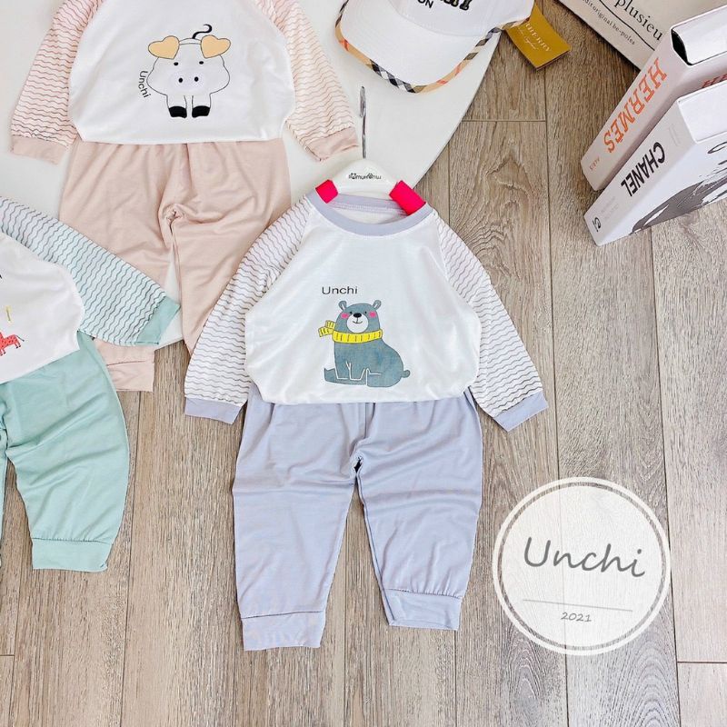 bộ dài tay unchi kèm ảnh thật