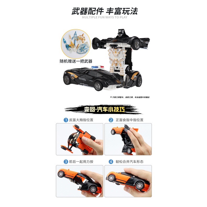 Đồ Chơi Robot Biến Hình Độc Đáo Cho Bé