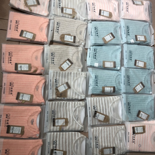 Set mặc nhà bé phông xước tay lửng