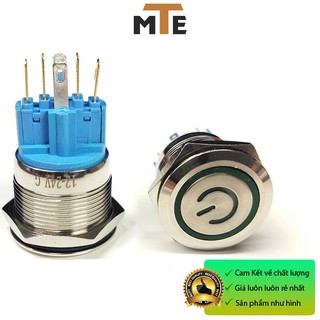 Nút nhấn giữ chống nước có LED 22mm 12-24V
