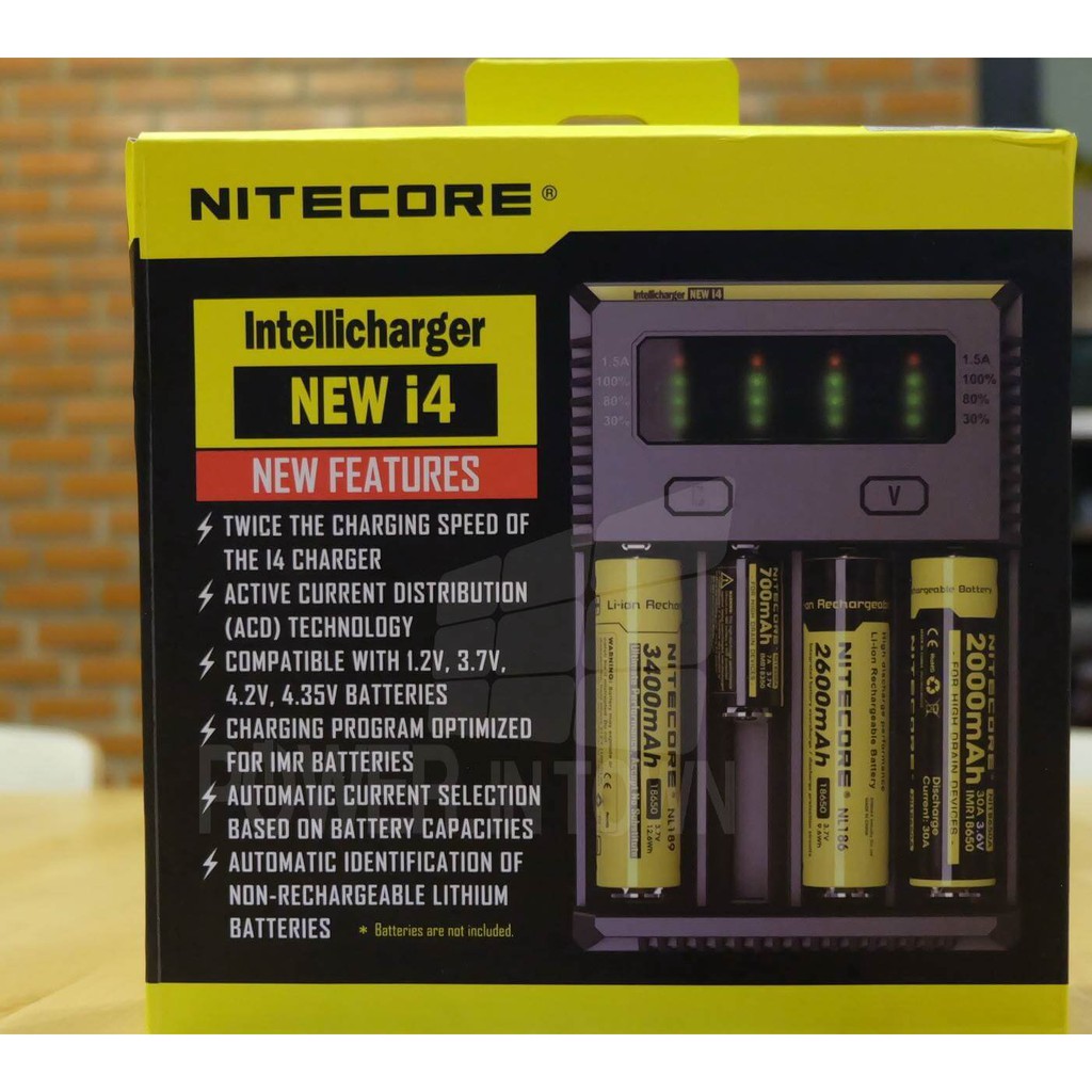 [ Chính hãng ] Sạc pin đa năng thông minh Nitecore i4