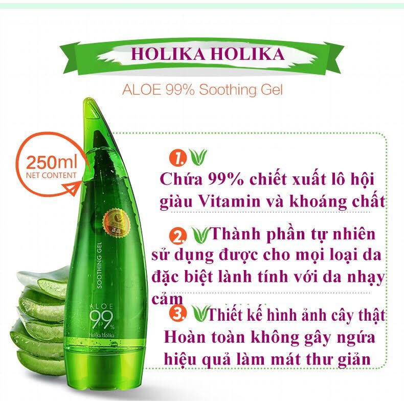 Gel nha đam tự nhiên ALOE 99% SOOTHING GEL