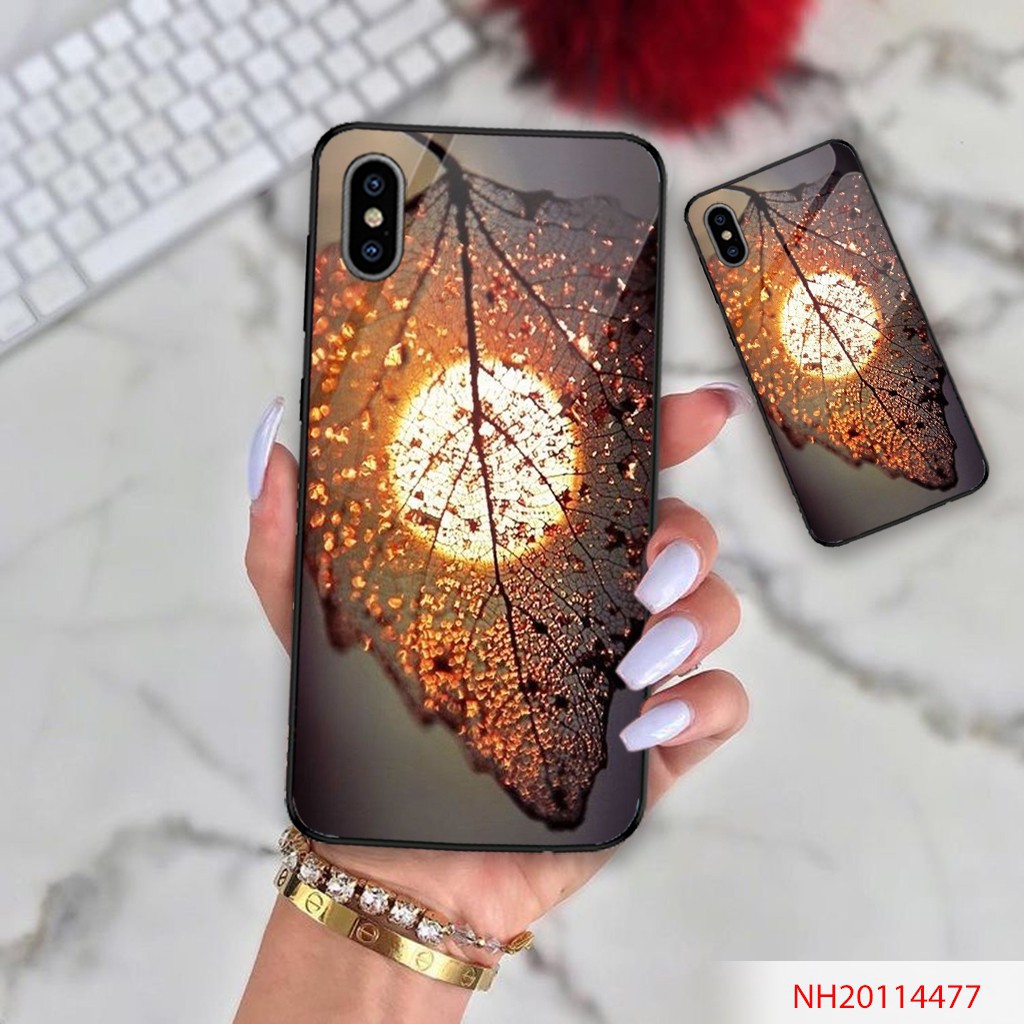 [HOT] - ỐP IPHONE, SAMSUNG TRÁNG GƯƠNG IN HÌNH ÁNH TRĂNG SAU CHIẾC LÁ NH20114477