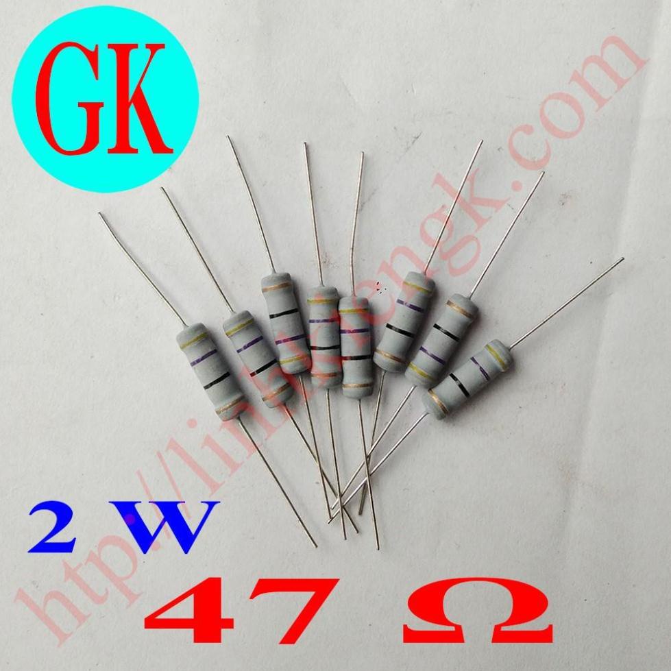 (20 con) Điện trở 47 ôm 2W [K-19-17]