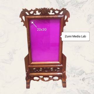 Khung ảnh thờ 20x30 gỗ hương sịn, ảnh thật