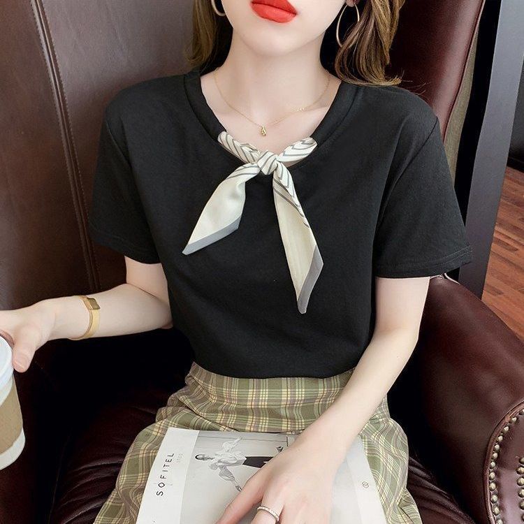 Áo Thun Cotton Tay Ngắn Dáng Rộng Hàng Mới Dành Cho Nữ Sinh