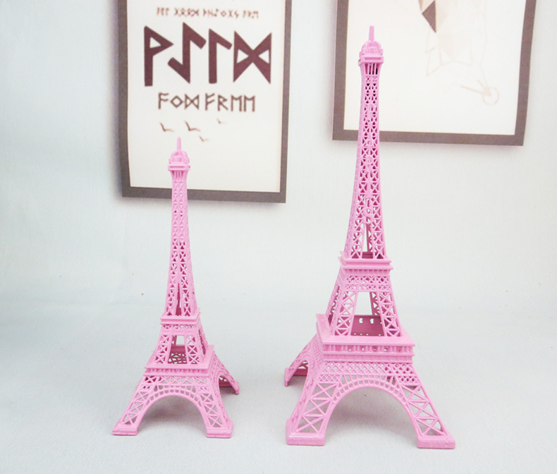 Mô hình tháp Eiffel châu Âu sống động dành cho trang trí