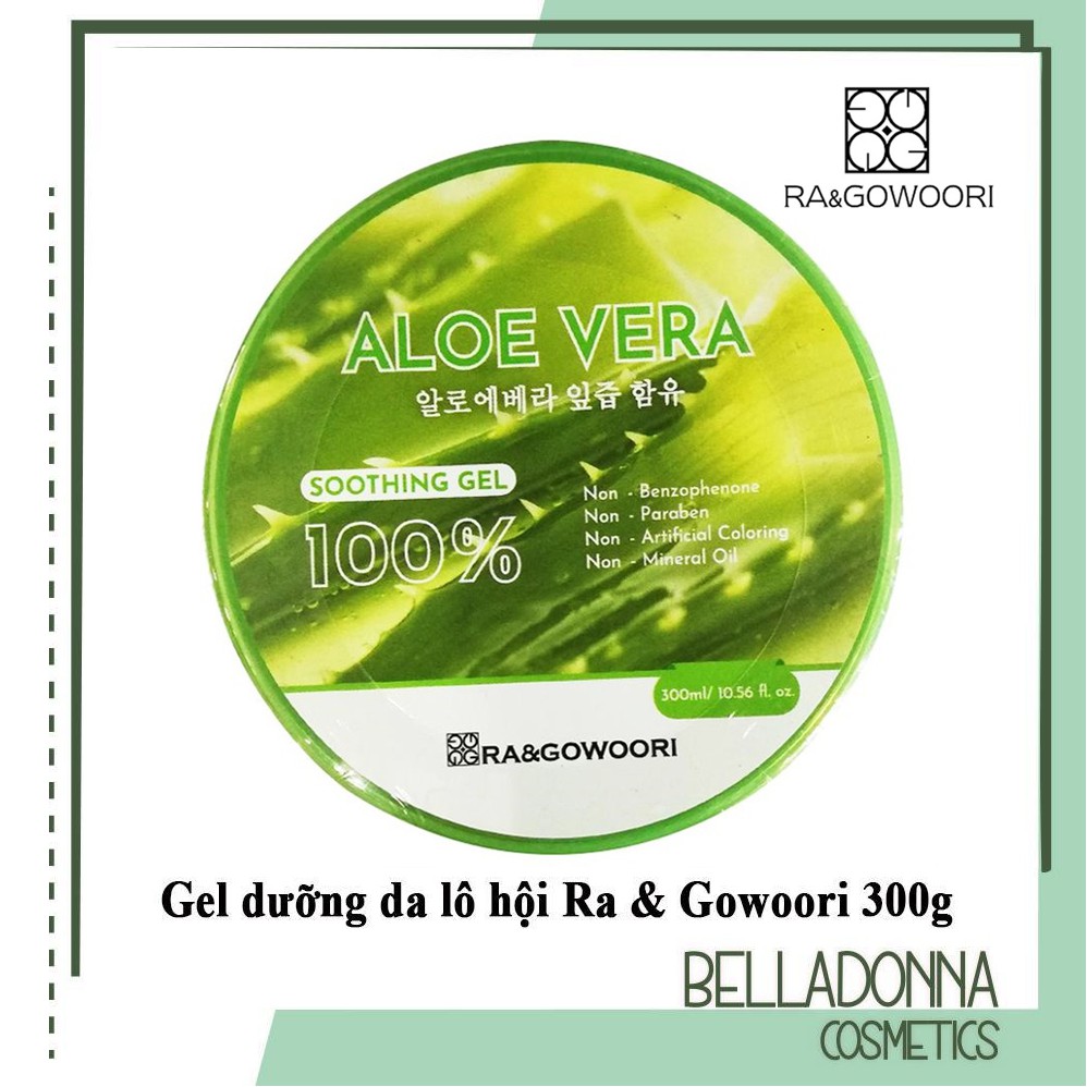 Gel Dưỡng Da Đa Năng Lô Hội Ra & Gowoori Aloe Vera Soothing 300g