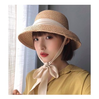 Mũ cói dây buộc