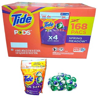 VIÊN GIẶT TIDE POD (THÙNG 168 viên/4 bịch)