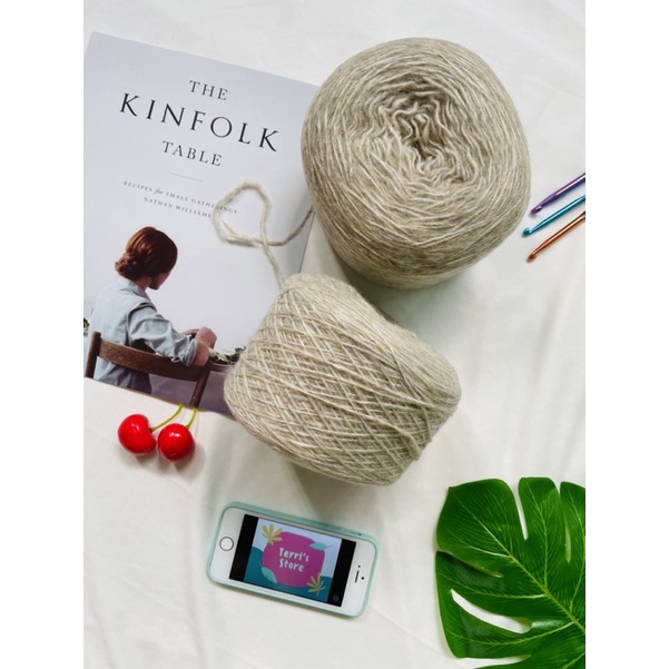 Len Mohair - Cỡ sợi ~ 1.5mm - Len sợi Thu Đông