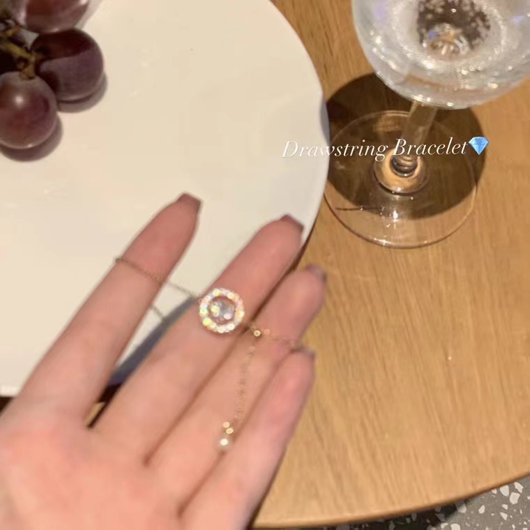 Vòng tay đính đá zircon tinh tế sang trọng chất lượng cao