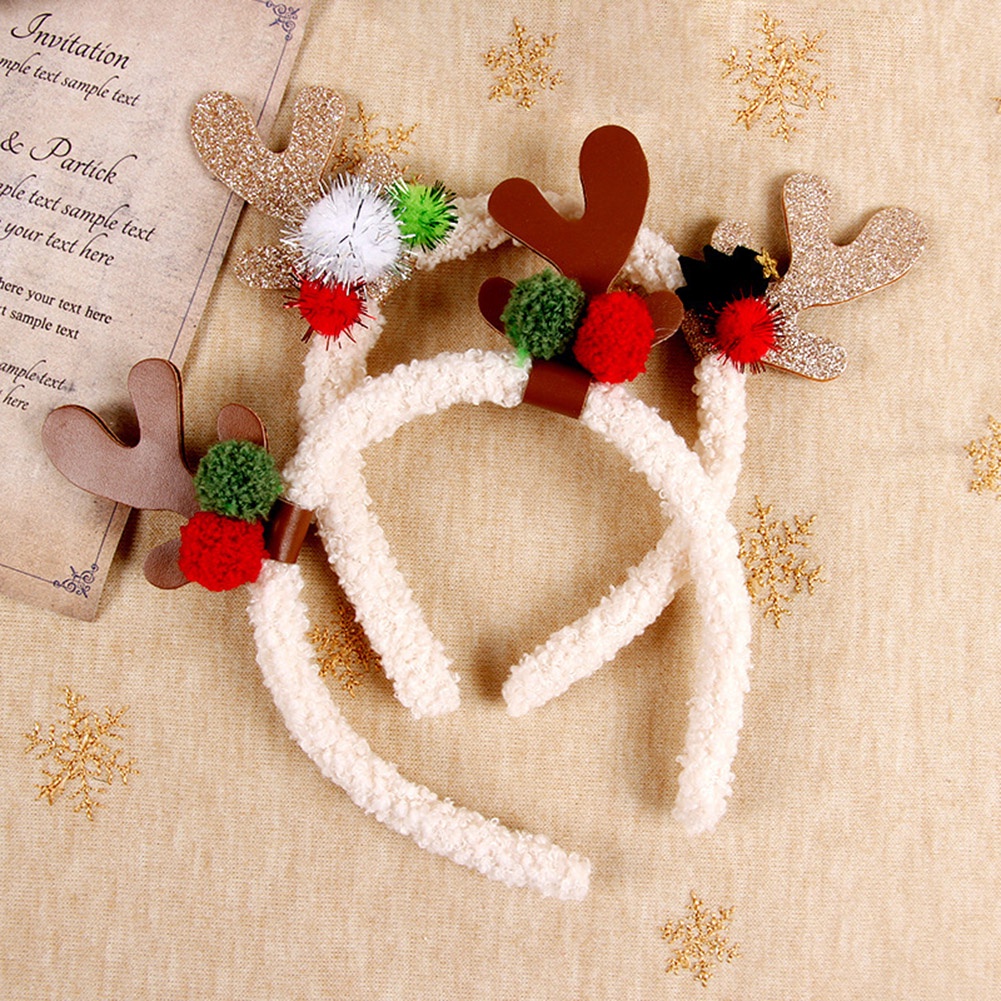 Băng Đô Cài Tóc Phong Cách Giáng Sinh Hoạt Hình Dễ Thương