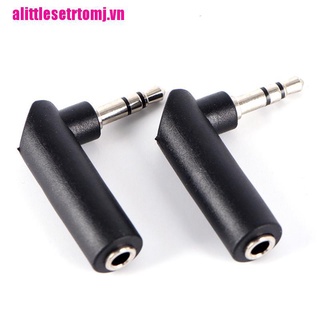 Giắc chuyển đổi âm thanh từ đầu cắm sang lỗ cắm 90 độ 3.5mm 3 cực
