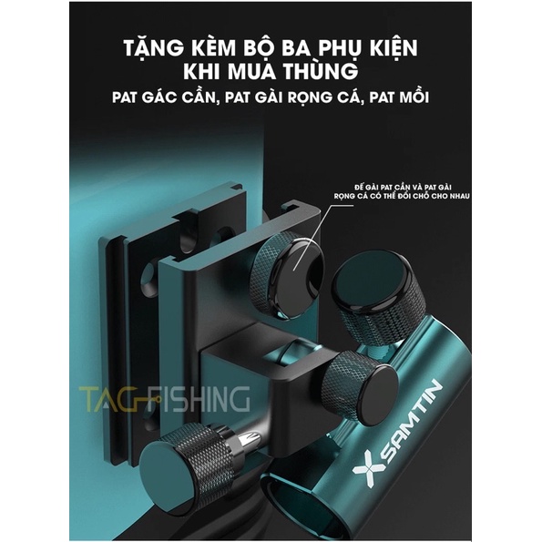 Thùng Câu Đài Xsamtin 3600A 36L - Chính Hãng