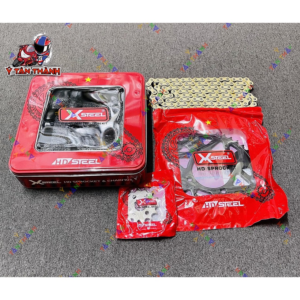nhông sên đĩa x1r exciter 135 đen MS 60