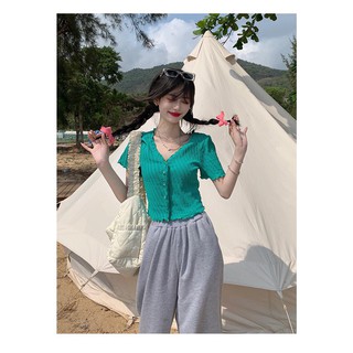 Áo len dệt kim cúc hoa