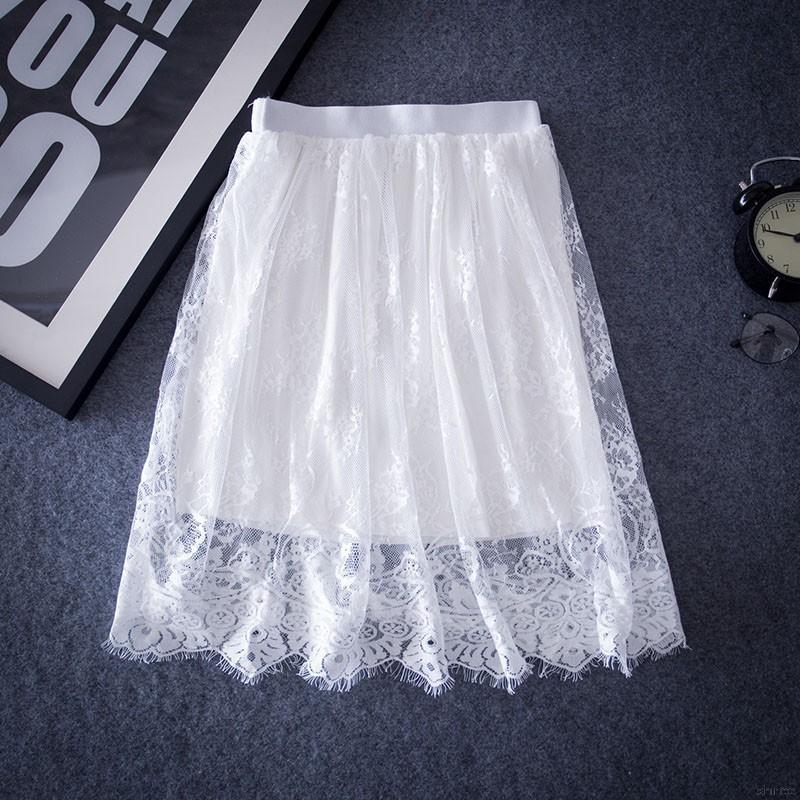 Chân váy xoè phối ren thanh lịch cho nữ | BigBuy360 - bigbuy360.vn