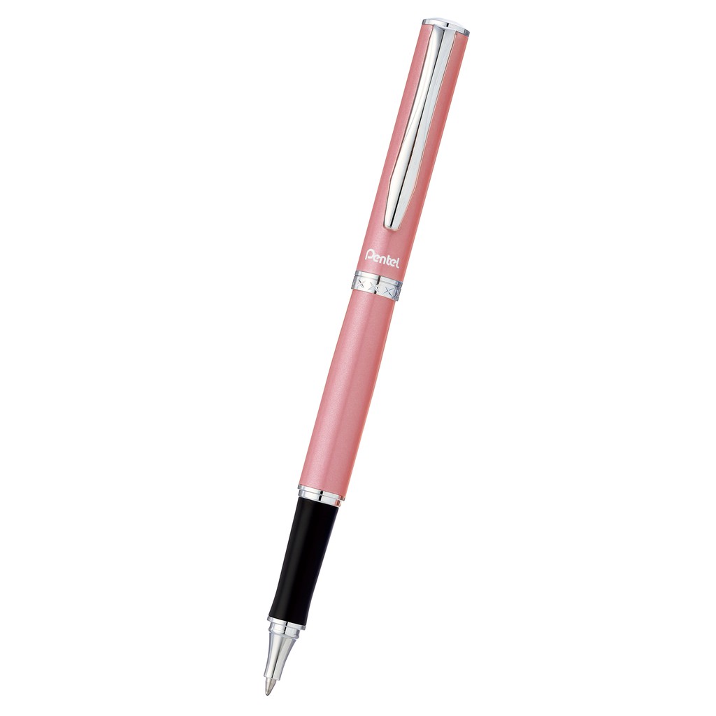 [Tặng 1 ruột] Bút Ký Mực Gel Pentel K611 - Đen 0.7mm kèm hộp nhung đen sang trọng