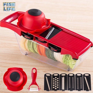 Mandoline Slicer Vegetable Cutter with Stainless Steel Blade Potato Peeler