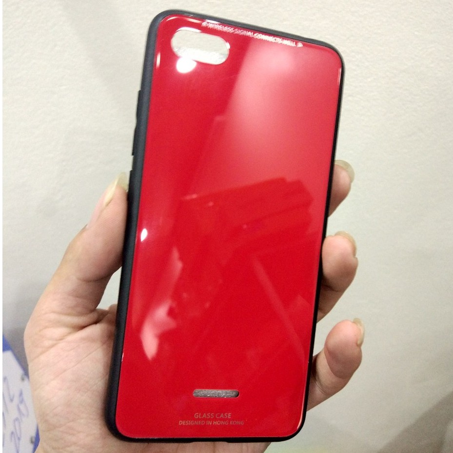 Ốp Lưng Mặt Kính cường lực xiaomi redmi 6a