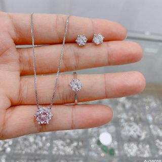 [BẠC CHUẨN] Bộ trang sức bạc THẦN NỮ bạc 925 chuẩn cao câp quà tặng danh cho bạn gái, nạm đá siêu sáng