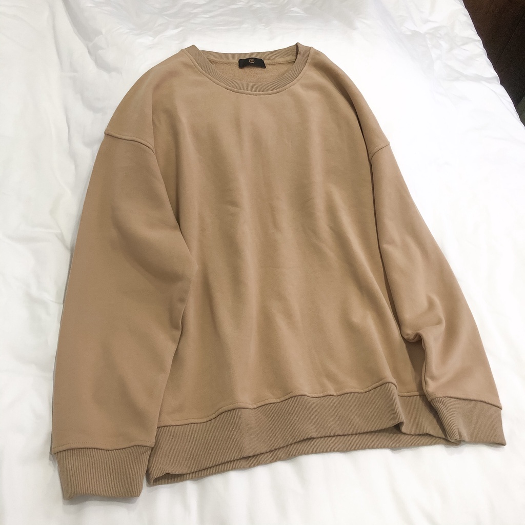 Áo Sweater nam nữ MEANSTORE nỉ da cá oversize Unisex form rộng Ulzzang Hàn Quốc chất mềm mịn - Tím | BigBuy360 - bigbuy360.vn