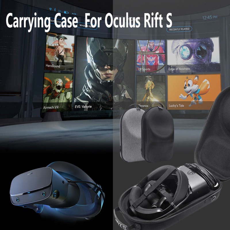 Túi Eva Cứng Bảo Vệ Cho Kính Thực Tế Ảo Oculus Rift S Pc-Powered Vr