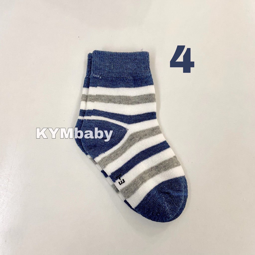 Vớ (Tất) baby sọc cute xanh navy cho bé từ 6M đến 9Y V744