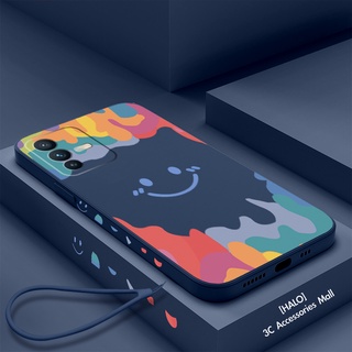 Vivo V23 5G V15 Pro V23E 5G Ốp Điện Thoại Silicon Mềm Chống Sốc Hình Mặt Cười Dễ Thương Cho