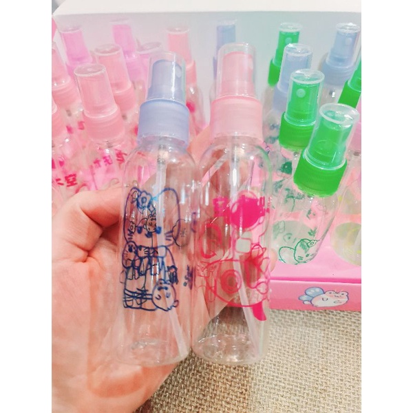 Chai xịt phun sương 60ml in hình cute