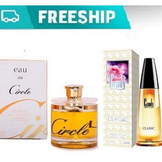 Combo 2 nước hoa cindy classic 50ml và nước hoa circle 60ml- hàng chính hãng