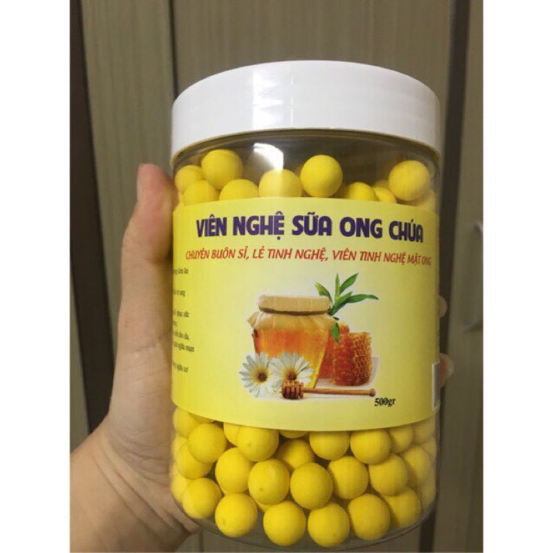 Viên Nghệ Mật Ong Sữa Ong Chúa Hũ 500g