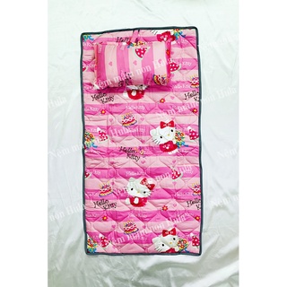 BỘ NỆM MẦM NON CHO BÉ ĐI HỌC - ẢNH THẬT (Hello Kitty)