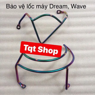 Bảo vệ lốc máy titan 7 màu xe Dream, Wave (giá 1 cặp)