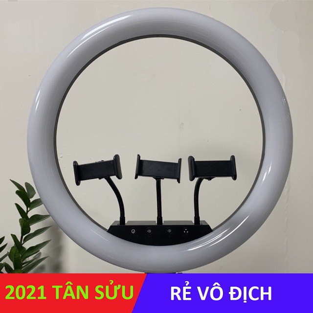 【﻿Ｇｉá　Ｓỉ】Đèn Livestream size 26 30 35cm và chân 2m1 Hỗ Trợ Chụp Ảnh Make up Trang Điểm