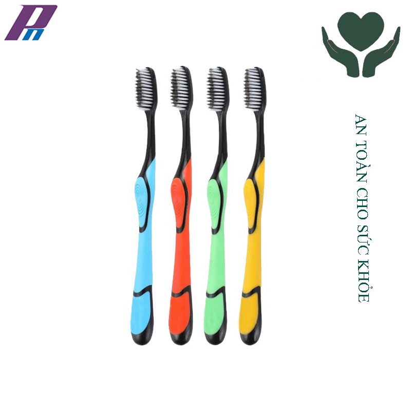 Bàn Chải Đánh Răng Than Tre Sợi Nano Làm Sạch Răng Miệng 9
