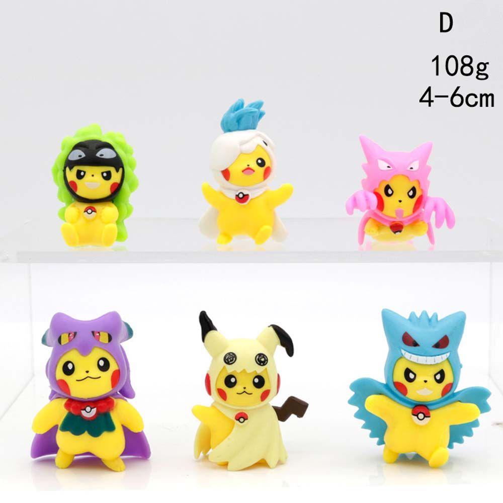 DARNELL Mô Hình Đồ Chơi Pikachu Mặc Đồ Đẹp Mắt Cho Bé