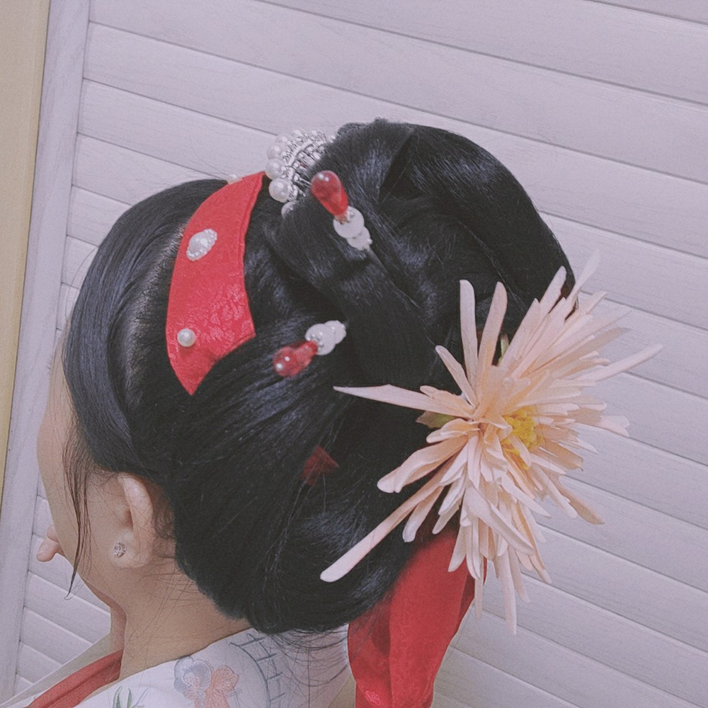 Bộ 3 Phụ Kiện Tóc Phong Cách Vintage Đáng Yêu Cho Nữ