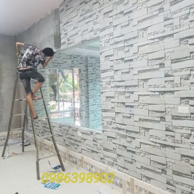 5m giấy dán tường 3d khổ 60cm