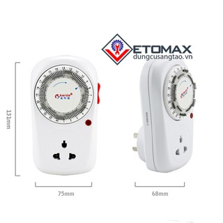 Ổ cắm hẹn giờ lập trình cơ kerde tw-e05