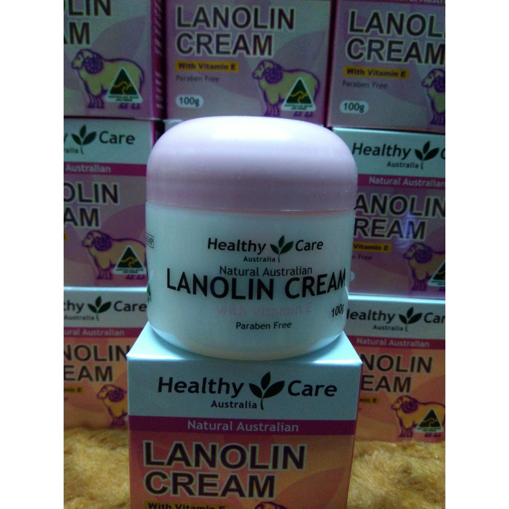 Kem nhau thai cừu Healthy Care Natural Lanolin – Vitamin E Cream 100g