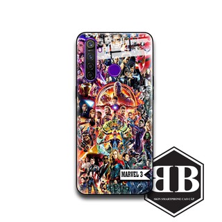 Ốp lưng kính cường lực Oppo Realme 6 Pro Realme C3 Realme 5 Pro Realme 5 5i Realme 3 Pro in ảnh Marvel mới nhất năm 2020