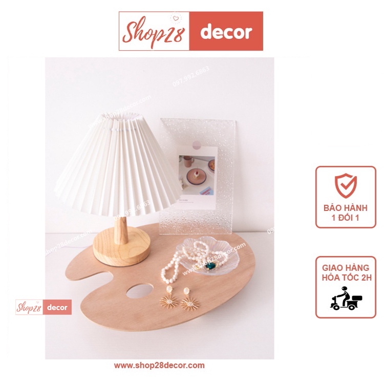 Khay chân tròn trang trí chụp ảnh sản phẩm - Shop28Decor.com