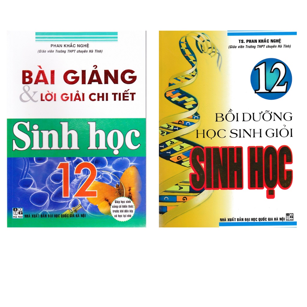 Sách - Combo Bài Giảng Và Lời Giải Chi Tiết Sinh 12 , Bồi Dưỡng Học Sinh Giỏi Sinh Học 12